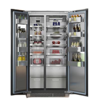 China COMPRESSOR ZUNGUI BCD-455WQB Double Door Refrigerators Rabid Refrigerator Bulid- In Drink Fridge For Homes for sale