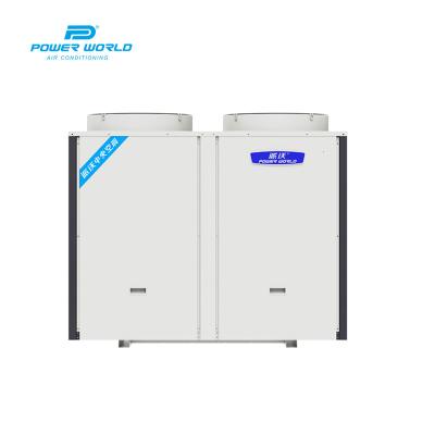 China Hotels POWER WORLD condensing unit with indoor air handling unit for sale