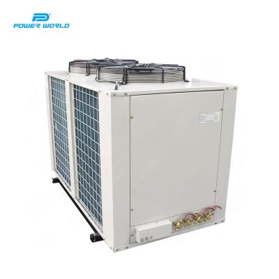 China Hotels POWER WORLD Air Cooled Scroll Compressor Condensing Unit 41.3kw for sale