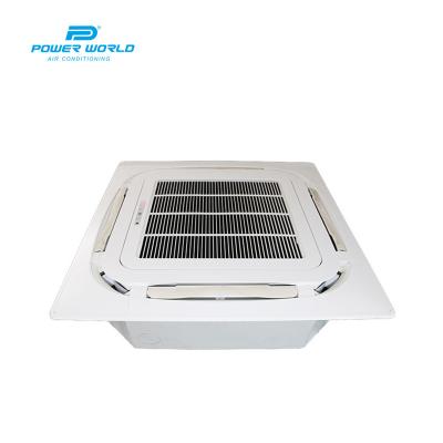 China Hotel POWER WORLD Industrial Central Air Conditioner Chilled Water Ceiling Cassette Fan Coil for sale