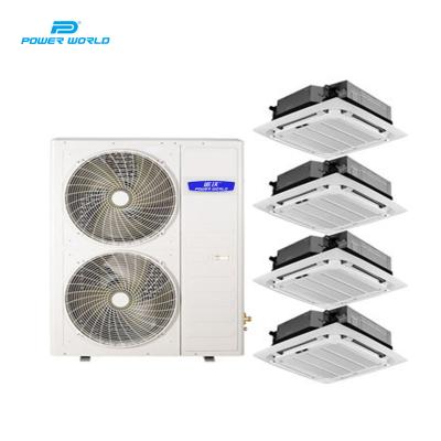 China Hotels POWER WORLD 1700 cfm Cassette Fan Coil Units Ceiling Wall Fan Coil for sale