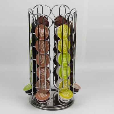 China CD9248A Viable Rotating 36 Capsule Coffee Pod Stand Tower Stand Holder For Dolce Enthusiasm for sale