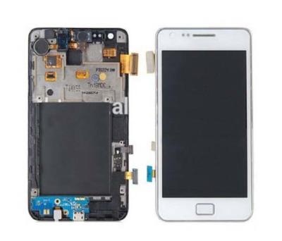 China  galaxy S2 ii i9100 LCD Touch Screen with Digitizer frame Assembly for sale