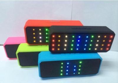 Chine Haut-parleur sans fil de Bluetooth du haut-parleur X60 avec Subwoofers de musique de carte de TF de lumière de LED de mini à vendre