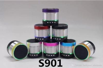 Cina L'altoparlante senza fili stereo del metallo di Bluetooth di musica di S901 S902 S903 S905 con il LED si accende in vendita