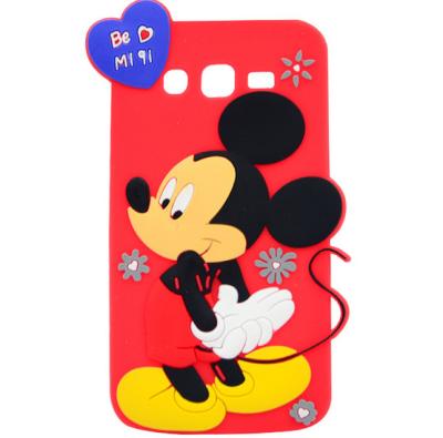 China geval van het mickey het rubbersilicium voor iPhone 4 5s 6s plus SAMSUNG-melkwegs5 s4 S6 S7 NOTA 3 5 Te koop