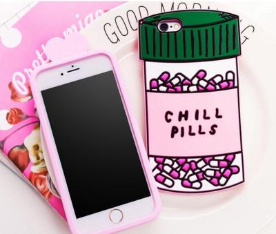 Chine Chill pills love options silicone Case For iPhone 4 5s 6 plus 7  s5 s4 S6 S7 NOTE 7 3 5 à vendre