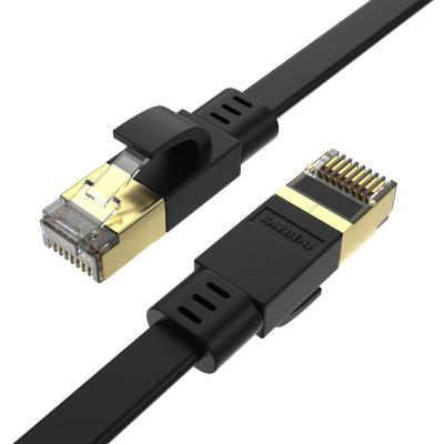 China Durable High Speed Professional Gold Plated Plug CAT 8 RJ45 Ethernet Lan Cable for sale