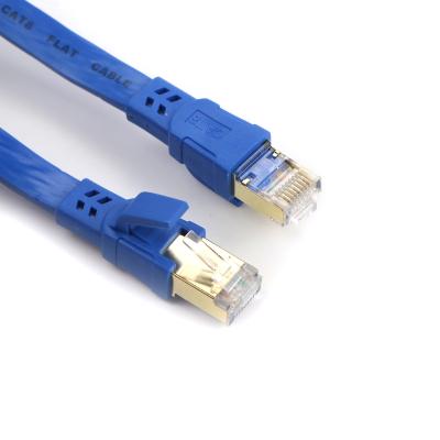 China Durable New Flat Line 5/6/7/8/9/10 FT Multi-color Tester Connection Ethernet Cable for sale