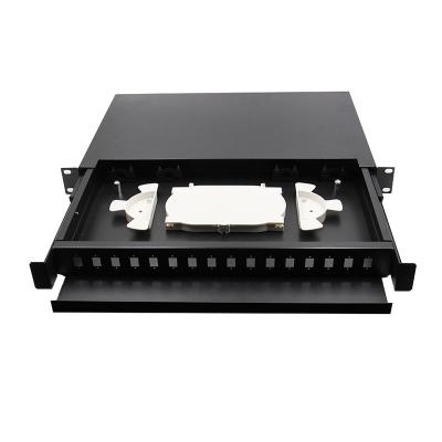 China FTTH Custom Design Pull Down Flexible Pull Down Frame Optical Fiber Fiber Termination Cabinet for sale