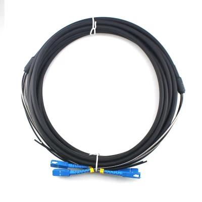 China FTTH Black LSZH/Metal Fiber Patch Cables Fiber Jumper Optic Fiber Patch Cord for sale