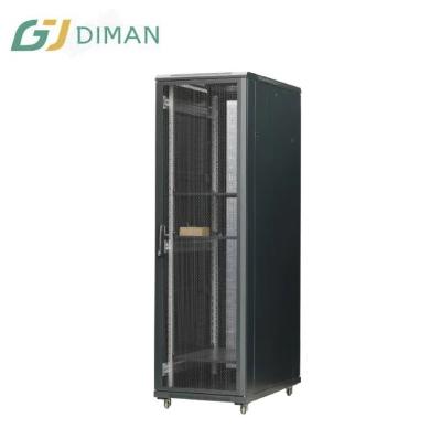 China Transparent Tempered Glass Front Entrance Network Server Cabinet Ddf Network Cabinet Server Rack (Metal Door Optional) for sale