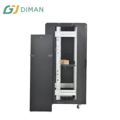 China 22u Transparent Wall Mounted Network Cabinet Outdoor Front Entry Tempered Glass Server Rack Network Cabinet (Metal Door Optional) for sale