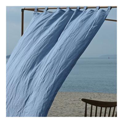 China 2022 Blackout New Product China Facing Curtain Fabric Wholesale Linen Curtain for sale