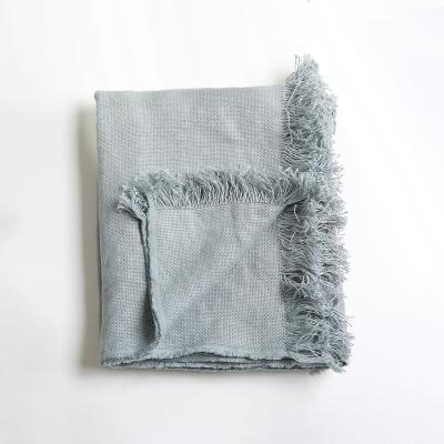 China Anti-Static High Quality Heavy Pure French Throw Linen Cover for sale