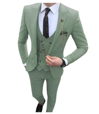 China Plus Size Suits Mens Plus Size 3 Piece Suit Set Luxury Wedding Tuxedos For Groom for sale