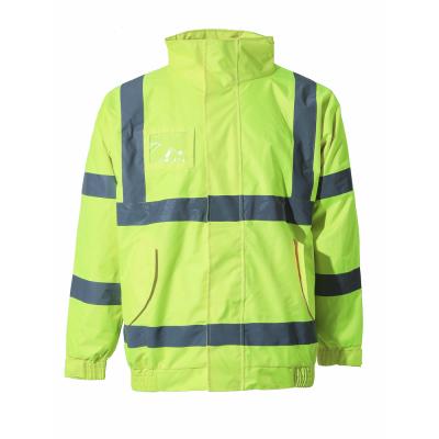 China Water Make Hi Vis Reflective Safety Polar Fleece Jacket Work Constructuon Jacket Resistant Safe Jacket Force Resistant hi for sale