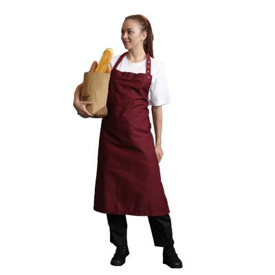 China restaurant & Custom High Quality Customized Bar Cotton Fabric Aprons With Logo For Sale for sale