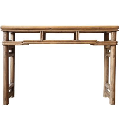 China Traditional Chinese Assembled Bespoke Furniture Solid Wood Home Art Reclaimed Antique Finish Table Console Table for sale