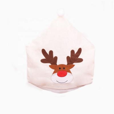 China Christamas Home Decoration Cartoon Spandex Christmas Chair Cover Christmas Chair Cover for sale