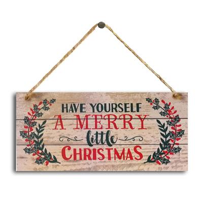 China Christamas Home Decor Christmas Ornaments Home Decor Christmas Wooden Signs for sale