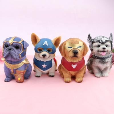 China European and American Avenger Alliance Style Nautical Cute Dog Money Storage Tank for sale