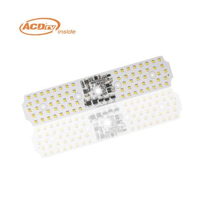 China Dimming TRIAC ACDrv dual color smd 2835 led pcb light bar led module , 2700-6500k for sale