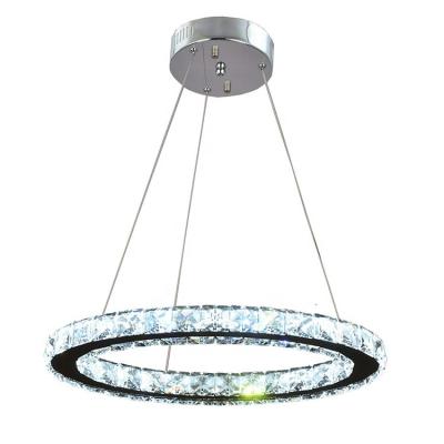 China Residential LED Ceiling Fixtures Flush Mount Pendant Lights Crystal Chandeliers for sale