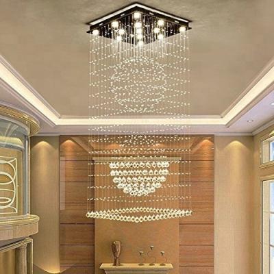 China Modern New Type Sell Well Large Light Fixture Crystal Lamp Chandelier for sale