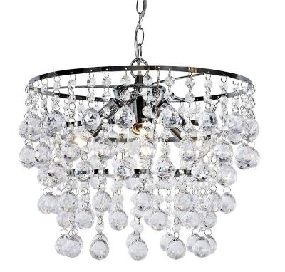 China Office Drop Full Crystal Bead Chandelier Cristal In Living Room for sale