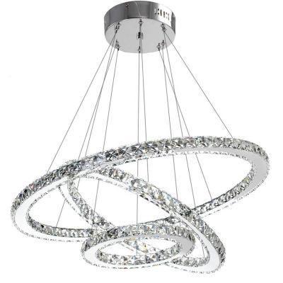 China Modern Hotel Clear Four Circle Flush Mount Ceiling Light for sale