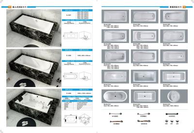 China Rectangular Embedded Bathtub Jacuzzi Massage Bathtub Sleek Design  Customised for sale