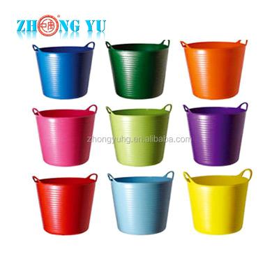 China Food Grade Sustainable Wholesale PE Plastic Drink Buckets for sale