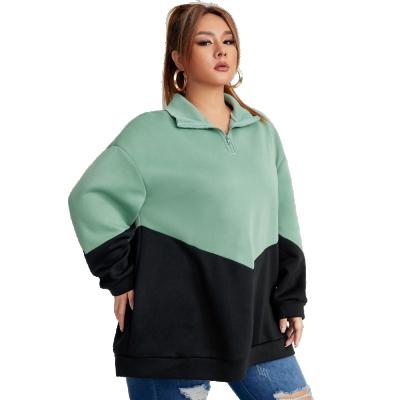 China 2022 breathable border spring and autumn European and American wholesale new two-color plus size women's boutique clothing for sale