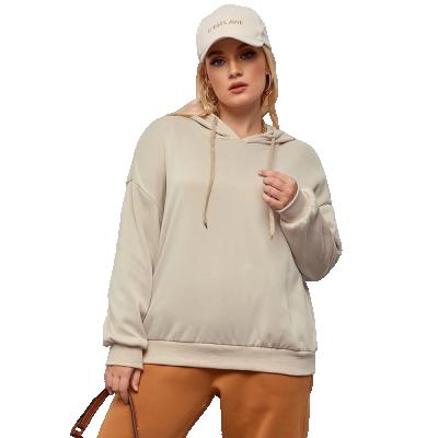 China Wholesale custom made retro women's thick high quality cotton anti-pilling unisex loose hoodie plus size sweater for sale