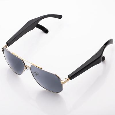 China Detachable Frames Audio Glasses Outdoor Waterproof Music Conduction Glass Hd BT Sun Black Radio Privacy Fashion Sunglasses for sale