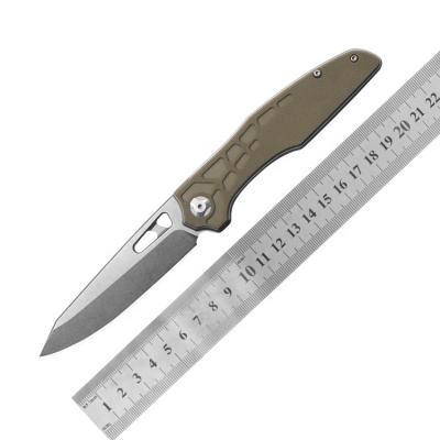 China High Quality Outdoor Bushcraft Non-variable Increasing Pocket Survival Camping Soft Folding Knife for sale