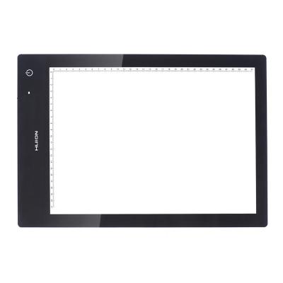 China Hot Selling Huion 8mm Adjustable Shine Ultrathin Tattoo Drawing Acrylic Surface LB4 Led Light Paper Tracing Pad for sale