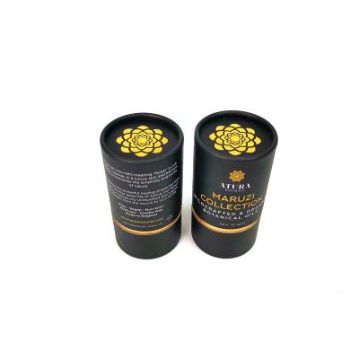 China Recyclable Chinese Manufacture Round Box Packaging Custom Round Aluminum Lined Paper Tube For Candle Tea Coffee for sale