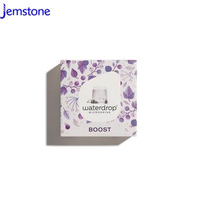 China Waterdrop Friendly Candy Materials Jemstone Customer Recycled Packaging Paper Boxes With Logo Packaging for sale