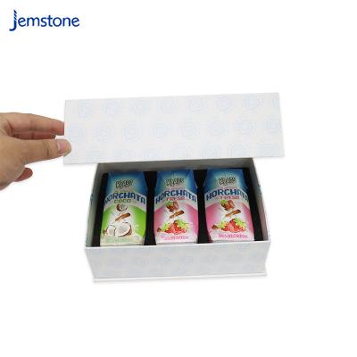 China Recycled Materials Milk High Level Custom Carton Wine Box Customized Magnet Paper Packaging Milk Box Gift Box for sale