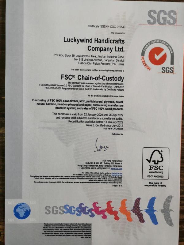 FSC - Luckywind Handicrafts Company Ltd.