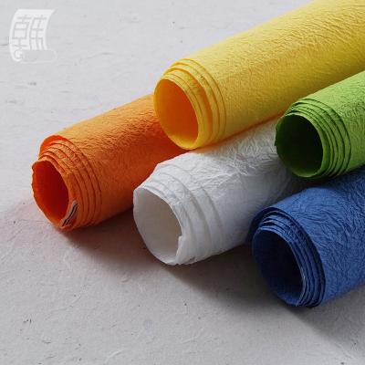 China Moisture Proof Eco - Friendly Artificial Flower Making Handmade Crepe Wrapping Paper for sale