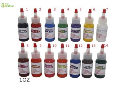 China Tinta profesional del tatuaje de la fusión fijada para el salón de belleza Starbrite 14 colores en venta