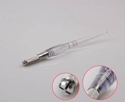 China Clear PCD Eyebrow Manual Tattoo Pen Machine For Permanent Make Up for sale