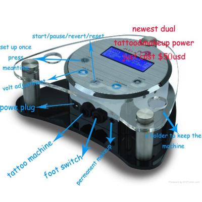 Chine Petite alimentation d'énergie de tatouage 110V - 240v avec le convertisseur externe de l'affichage à cristaux liquides trois à vendre