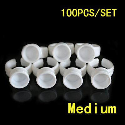 China Professional Tattoo Machine Accessories Medinu partition pigment ring Ink Cups for sale