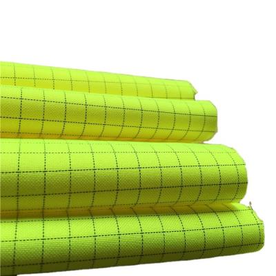 China 300D Polyester Geweven Plain Check Anti-Static Oxford Stof Voor Medische Schoonheid Kleding Te koop