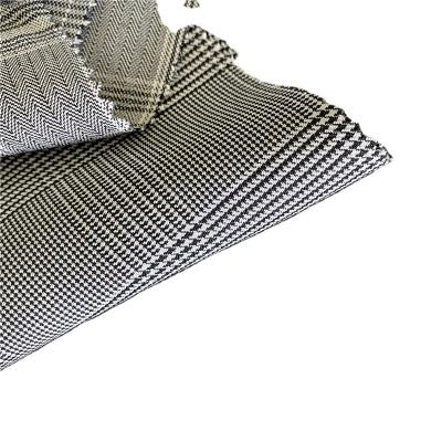 China Polyester Fiber Woven Yarn Dyed Checks Fabric For Dresses Suits Pants Jackets for sale