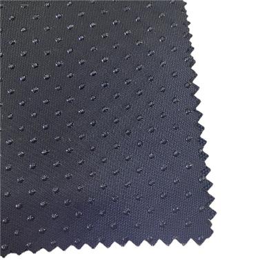 China 150gm Dicke Polyester Twill Silikon Dot Beschichtete Stoff für Babyschuhe und Haustiere Bett zu verkaufen